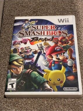 Nintendo Super Smash Bros. Brawl - Multicolor Cover, White Case